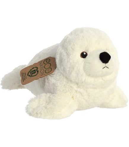 Wild Republic Mom And Baby Harbor Seal Plush - 14 Inches, Eco-Friendly Fill From Recycled Bottles, Realistic Stuffed Animal