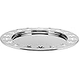 Alessi Girotondo AKKGT Vassoio Rotondo di Design in Acciaio Inox con Motivo Omini dei King-Kong