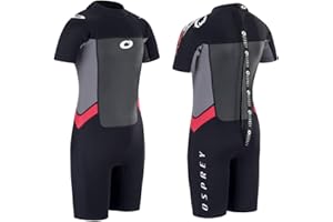 Osprey Kids Shorty Wetsuit, 3mm Wetsuit, Summer Shortie Suit, Multiples Colours