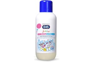 E45 Dermatological Junior Foaming Bath Milk 500 ml – Bath Foam for Kids - Soap-Free Body Wash to Protect and Moisturise Dry and Sensitive Skin – Soothe Itching and Irritation - Dermatitis Eczema Cream