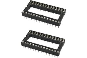 NINIGI IC-Sockel IC-Fassung 28-polig DIP DIL28 2 Stück (0064)