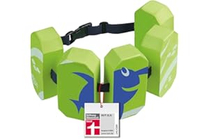 ‎BECO BECO Schwimmgürtel Kinder 3-6 Jahre, einstellbare Schwimmhilfe für Kinder mit 5 Blockelementen & Sicherheitsverschluss, Schwimmtrainer geeignet für 19-30 kg