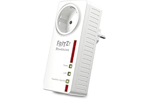 ‎AVM AVM Fritz!Powerline 1220E Single International Power Adapter / Extender over Power Cable 1200 Mbps 2 Gigabit LAN Ports