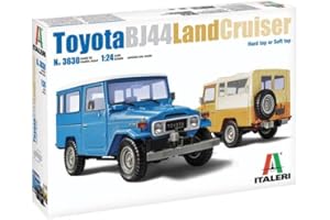 Italeri 3630 Toyota Land Cruiser BJ-44 Soft/Hard Top, scala 1:24, plastic model kit, modello in plastica da montare, modellismo, automobili