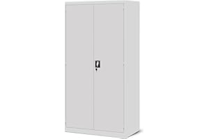 Jan Nowak Szafa Narzędziowa TC02AM model SZYMON Szafa Warsztatowa z Szufladami Szafa Metalowa Warsztatowa Szafa Narzędziowa 3 półki Malowanie Proszkowe 185 cm x 92 cm x 50 cm (Szara)