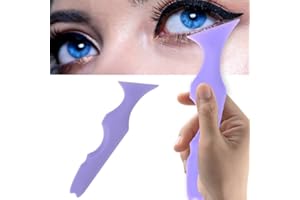 Eyeliner Pochoir, punwey Aide Maquillage Yeux, Outil de Maquillage Yeux en Silicone - Pochoirs Eyeliner Réutilisables Accessoire Maquillage Multifonctionnel pour Eyeliner, Sourcils et Rouge à Lèvres