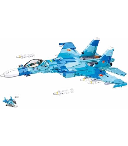 Sluban Building Block Morden Military B0985 SU-27 Fighter 1040PCS Bricks - LEPIN LEPIN Store