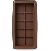 Dubai &Ccedil;ikolata Kalıbı Silikon Tablet &Ccedil;ikolata Yapım Kalıbı 10 G&ouml;zl&uuml; (B&uuml;y&uuml;k Boy (26x14x3 cm))
