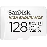 SanDisk High Endurance microSDXC Bellek Kartı 128 GB + Adapt&ouml;r (Dash Camları ve &Ouml;zel G&uuml;venlik Kameraları i&ccedil;in, 100 MB/s Okuma