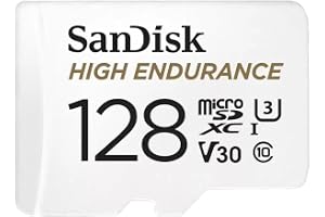 Sandisk 128Gb High Endurance Video Microsdxc Card With Adapter For Dash Cam And Home Monitoring Systems - C10, U3, V30, 4K Uhd, Micro Sd Card - Sdsqqnr-128G-Gn6Ia…
