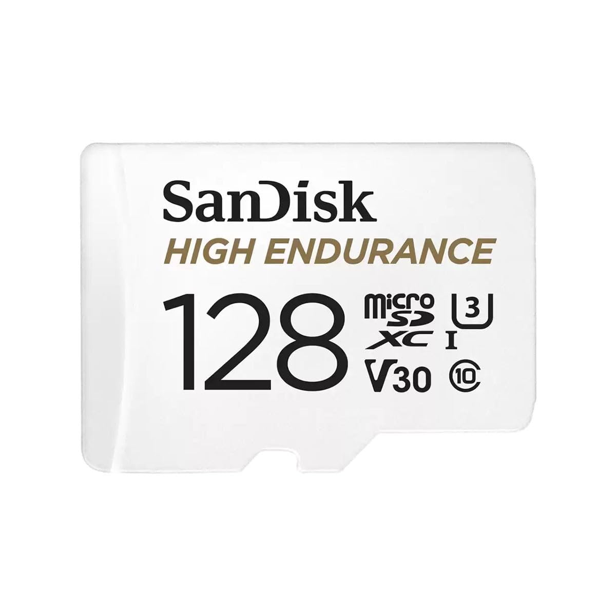 SanDisk High Endurance MicroSD-Kaart 128 GB (Perfect Voor Dashboardcamera Of Bewakingssysteem Thuis, Hoge Duurzaamheid, Tot 10.000 Uur Opnemen, Full HD En 4K)