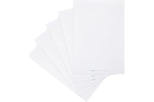 Landré Flipchart-Papier recycling, blanko, mit 20 Blatt je Block, 6 fach Lochung, 5 Stück