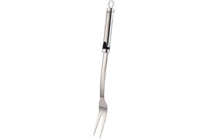 BERGNER Gizmo - Viande Professionnelle en Acier Inoxydable de 35 cm - Support de Viande avec poignée Haute résistance - Barbecue Fork - Trenches en Acier Inoxydable Ustensile