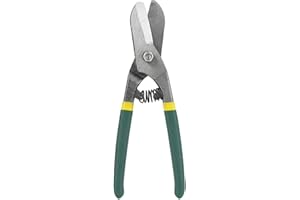 Kadimendium Aviation Snips Metal Sheet Tin Snip Heavy Duty Aviation Cutter Shear Germany Type Manual Steel Tin Snips Iron Sheet Metal Scissors(12 inches)