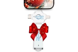 ThePhotoStick® Omni 64GB USB Flash Drive & Memory Stick – Photo & Video Backup for iPhone, Android, Mac & PC – Multiport Connection to Easily Store & Transfer Files