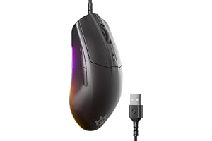 SteelSeries Mysz gamingowa Rival 3 Gen 2, czarna | Model 62515, Rival 3 Gen 2, czujnik TrueMove Core 8500 DPI, 60 mln kliknięć, 77 g, ślizgacze PTFE, RGB, czarna