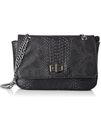 Morgan - 172-2serpo.a, Bolsos bandolera Mujer, Noir, 10x27x37 cm (W x H L)