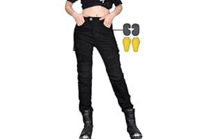 CBBI-WCCB Femme Moto Jeans Motocycles Pantalon Motard Pantalon