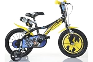 TECNOBIKE SHOP Bicicleta para niño 3 años Dino Bikes Batman – Talla 14''