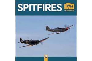 FLAME TREE GIFT Imperial War Museums: Spitfires Wall Calendar 2025 (Art Calendar)