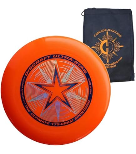 Discraft Ultra-Star 175g – Disque Ultimate Frisbee Officiel Compétition – Vol Long Et Stable Pour Tous Niveaux