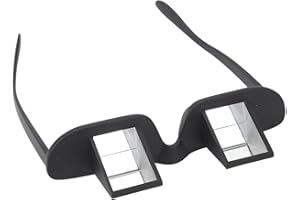 SXHLSELLER Lunettes à Prisme de Lit, Lunettes de Lecture à Miroir Horizontal avec Lunettes à Prisme à 90 Degrés, Lunettes Paresseuses pour Lire, Regarder la Télévision, pour la Pêche en