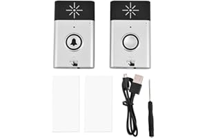 Fictory WXX014 Door Bell - 2.4GHz Mini Portable Dual Way Voice Intercom Wireless Doorbell Interphone System for Home