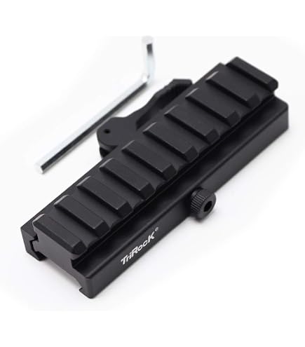 Adaptateur Rail Picatinny 20mm Dophee - Montage Rapide Pour Fusils, Lampes, Lasers - Aluminium Anodisé