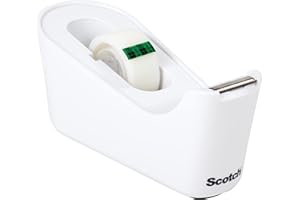 Scotch Dispensador blanco C18 y cinta Scotch Magic, 19 mm נ33 m, 1 rollo/paquete