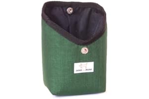 DOGS and MORE - TaschenTasche (Leckerlitasche/Leckerlibeutel/Futtertasche für die Jackentasche) in Grün