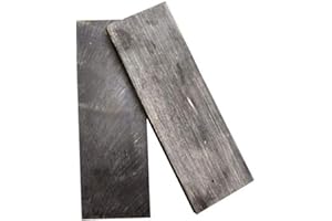 Aibote 2 pz Nero Naturale Corno di Bufalo Materiale Coltello Maniglia Scala Lastre Bilance Coltelli Utensili Fai da Te Personalizzati per Il Coltello Fare Lame Blanks (Ciascuno è Unico)