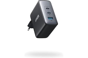 Anker 100W USB C Ladegerät, 736 Netzteil (Nano II), 3-Port Schnellladegerät, Für MacBook Pro/Air, Pixelbook, ThinkPad, iPad Pro, Galaxy S24, iPhone 17/16/15 Series