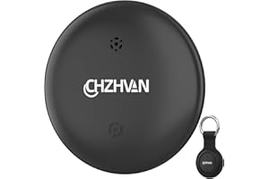 CHZHVAN Android Traceur Tag,Google Tracker Fonctionne avec l’app Find Hub (Uniquement Android),Batterie Remplaçable,IP67 Imperméable,Bluetooth Localisateur pour Sacs,Bagages,Animaux et Sac à Dos,1 Noir