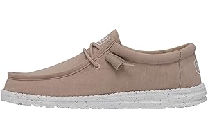 Hey Dude Wally Slub Canvas, Moc Toe Shoes Hombre