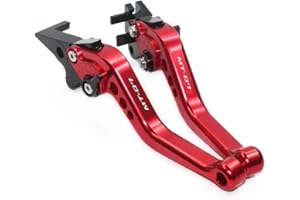 HZlailai MT07 MT 07 MT-07 2014-2024 2015 per Moto Accessori CNC Breve Freno Leva Frizione Regolabile Rosso