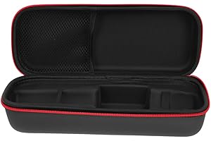 Toyvian Bolsa De Micrófono con Cremallera Estuche Portátil Ligero para Micrófono Inalámbrico Protección Y Almacenamiento Seguro para Viajes Y Uso Diario 11.81X4.72X3.14 Pulgadas