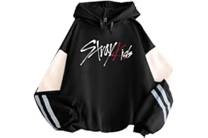 Tuboshu Harajuku Kpop Straykids Stray Kids Women Hoodies Sweatshirts Long Sleeve Hooded Tops Pullovers