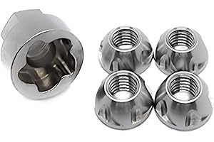 OG Secure | M8 (8mm) Anti-theft Security Nut Set 304 Stainless Steel | Roof Tent | Winch | Tamper Proof | Reusable Shear Nut | Light Bar | E Bike - TORX