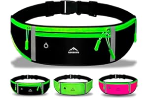 Nordrun Marsupio Running Uomo & Donna, marsupio corsa Impermeabile - per Corsa, Sportivo, Trekking, Sport, Fitness, Jogging - marsupio running Cintura Palestra - per Tutti Cellulare