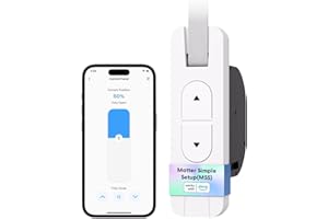 Meross Matter Rolladen Gurtwickler Elektrisch Unterputz (max. 45 kg, 6 m²), Smart Home Rolladenantrieb mit Zeitautomatik und Sprachsteuerung, kompatibel mit Apple HomeKit, Alexa, Google Home
