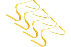 CLISPEED 4 Pièces Obstacles Obstacle Dagilité De Vitesse Haies De Vitesse Réglables Accessoires Dentraînement De Football Haies Réglables Obstacle D'agilité Ustensiles Ajustable Enfant Ou