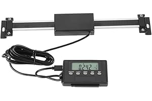 SUTINNA Échelle linéaire de lecture numérique, 0-150mm lecture numérique DRO à distance LCD Instrument de mesure réglable Durable pour fraiseuses ou tours