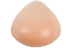 Vollence Une Paire de Prothèses Mammaires en Silicone de Forme Trianglaire Faux Sein Silicone Fausse Poitrine Silicone pour Prothèse de Mastectomie Travestis Crossdresser Cosplay CD