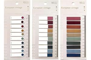 CICILIAYA 600 Stücke Datei Index Tabs Repositionierbare Tabs Klebrig Beschreibbare Flaggen zum Beschriften und Organisieren von Dokumenten, Papieren, Einreichung, Buch, Ordner Sticky Notes(Color-B)