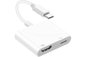 CRITIN Adapter USB-C na dual HDMI, obsługuje adapter USB C, konwerter HDMI na USBC-1080P-4K, kompatybilny z portami Thunderbolt 3/4, do MacBook Pro Air, iPad, Chromebook, XPS, Acer HP Dell