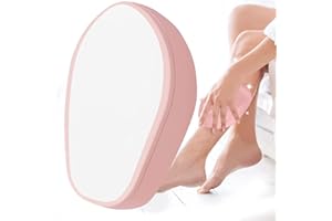 Depiladora Cristal, Hoelg Borrador de Pelo de Cristal, Herramienta de depilación de Belleza Corporal Reutilizable, depiladora Segura sin Dolor para Hombres y Mujeres