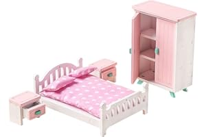 LICHENGTAI Set di Mobili da Casa per Le Bambole, Set Mobili per Casa di Bambola Mobili Miniatura Casa Bambole Bagno Camera da Letto Mobili per Casa Delle Bambole Cucina Mobili in Miniatura