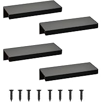 Moderne Schrankgriffe Schwarz - Unsichtbare Alu-Griffe Für Küche Und Schrank