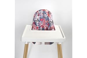 Nibble and Rest Highchair Cushion Cover, Compatible with IKEA Antilop Highchair, Stain-Proof, and Wipeable (Cushion NOT Included)