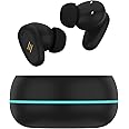 Smartix Atom ANC Premium Bluetooth Earbuds V5.3 – Wireless Touch Control with Noise Cancelling Mic, 40H Playtime, Deep Bass, IPX4 Waterproof Earphones, Stereo Headphones for Android & iPhone – Black